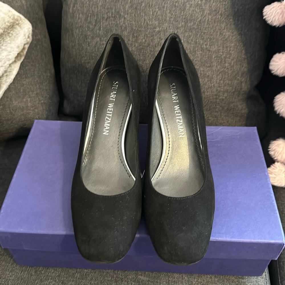 Stuart Weirzman Black Heels